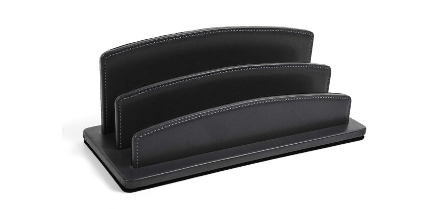 Quo Vadis - Trieur à courrier - Satiny - 26x10,5x10,5 cm - Cuir pleine fleur de vachette