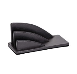 Quo Vadis - Trieur à courrier - Satiny - 23,5 x 10,5 x 10,5 cm - Cuir pleine fleur de vachette