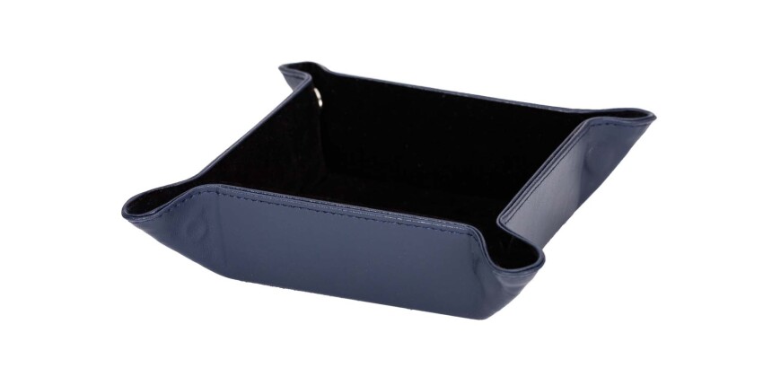 Quo Vadis - Vide poche - Satiny - 12,5x12,5x4,5 cm - Cuir pleine fleur de vachette