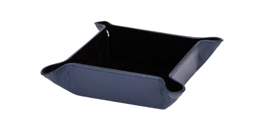 Quo Vadis - Vide poche - Satiny - 12,5x12,5x4,5 cm Cuir pleine fleur de vachette