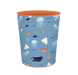 Quo Vadis - Corbeille à papier - Animascot - Baleine - 22,5x25,5 cm Métal