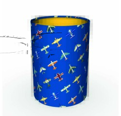 Quo Vadis - Pot à crayons - Louise & Arthur - 8x8x10,5 cm - Métal- par 8