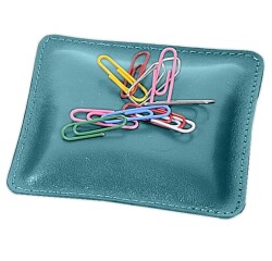 Quo Vadis - Porte trombones - Satiny - 10x10x2,5 cm - Cuir pleine fleur de vachette - par 6