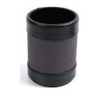 Quo Vadis - Pot à crayons - S1829 - Noir - 10x7 cm - Cuir pleine fleur de vachette