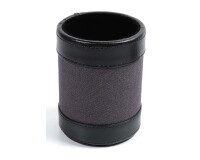 Quo Vadis - Pot à crayons - S1829 - Noir - 10 x 7 cm - Cuir pleine fleur de vachette