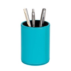 Quo Vadis - Pot à crayons - Satiny - 10x7 cm - Cuir pleine fleur de vachette