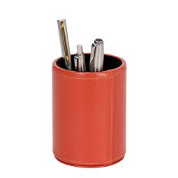 Pot à crayons Quo Vadis - Satiny - 10x7 cm - Orange