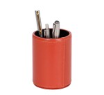 Quo Vadis - Pot à crayons - Satiny - 10 x 7 cm - Cuir pleine fleur de vachette