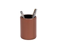 Quo Vadis - Pot à crayons - Satiny - 10 x 7 cm - Cuir pleine fleur de vachette