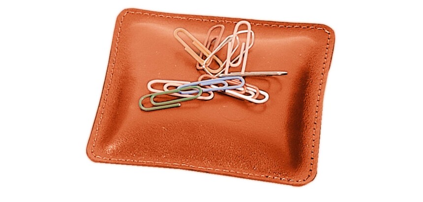 Quo Vadis - Porte trombones - Satiny - 10x10x2,5 cm Cuir pleine fleur de vachette
