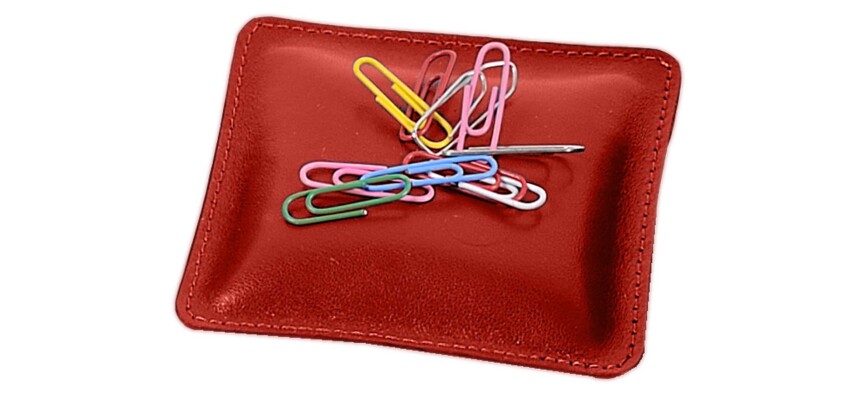 Quo Vadis - Porte trombones - Satiny - 10x10x2,5 cm Cuir pleine fleur de vachette