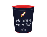 Quo Vadis - Corbeille à papier - Shaman - Matelas - 22,5x25,5 cm Métal