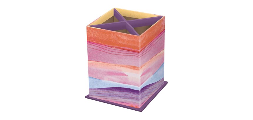 Quo Vadis - Pot à crayons - Iconique - Strate - 8,5x8,5x11 cm
