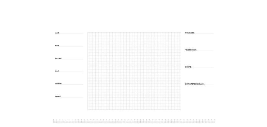Quo Vadis - Sous-main perpétuel à feuillets - Français - Classic - Perpétuel - 54x40 cm - par 2