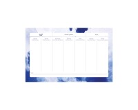 Quo Vadis - Sous-main perpétuel à feuillets - Multilingue - Iconique - Perpétuel - 16,5x26,5 cm - par 8