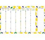 Quo Vadis - Planificateur de menus - Français - Carnets thématiques - Citron - Perpétuel - 16,5x26,5 cm