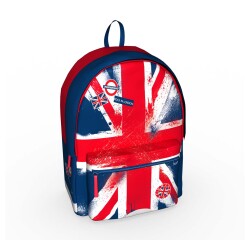 Quo Vadis - Sac à dos - Cities - Badge - 28x40x13 cm Toile (polyester) - 1 compartiment(s) - Avec bretelles