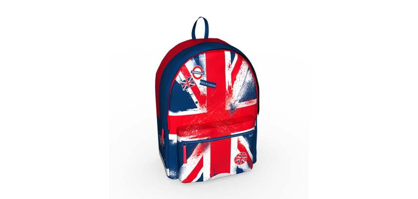 Quo Vadis - Sac à dos - Cities - Badge - 28x40x13 cm Toile (polyester) - 1 compartiment(s) - Avec bretelles