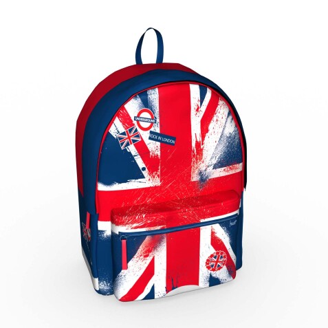 Quo Vadis - Sac à dos - Cities - 28x40x13 cm - Toile (polyester) - 1 compartiment(s) - Avec bretelles- par 2