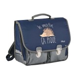 Quo Vadis - Cartable scolaire - Shaman - 38x30x14 cm - Toile (polyester) - 2 compartiment(s) - Avec bretelles et poignée- par 2