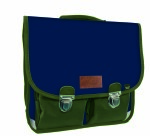 Quo Vadis - Cartable scolaire - QV Original - 38x30x14 cm - Toile (polyester) - 2 compartiment(s) - Avec bretelles et poignée- par 2