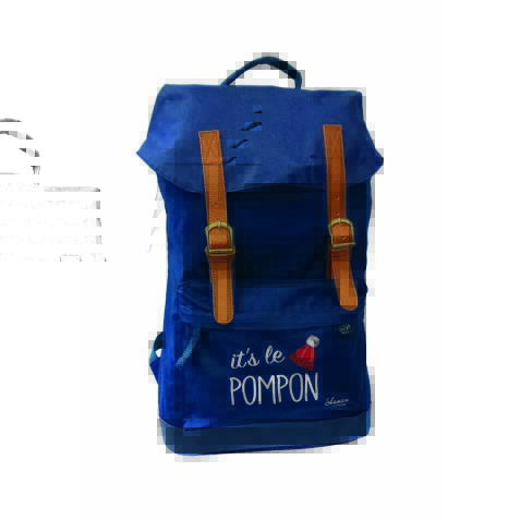 Quo Vadis - Sac à dos - Shaman - 28x40x12 cm - Toile (polyester) - 1 compartiment(s) - Avec bretelles et poignée- par 2