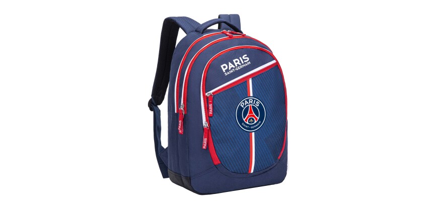 Quo Vadis - Sac à dos - PSG - 32x43x14 cm - Toile (polyester) - 2 compartiment(s) - Avec bretelles et poignée- par 2