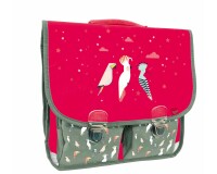 Quo Vadis - Cartable scolaire - Animascot - Oiseaux - 38x30x14 cm Toile (polyester) - 2 compartiment(s) - Avec bretelles et poignée