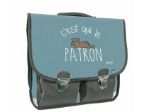Quo Vadis - Cartable scolaire - Shaman - Patron - 38x30x14 cm Toile (polyester) - 2 compartiment(s) - Avec bretelles et poignée