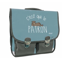 Quo Vadis - Cartable scolaire - Shaman - Patron - 38x30x14 cm Toile (polyester) - 2 compartiment(s) - Avec bretelles et poignée