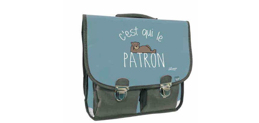 Quo Vadis - Cartable scolaire - Shaman - Patron - 38x30x14 cm Toile (polyester) - 2 compartiment(s) - Avec bretelles et poignée