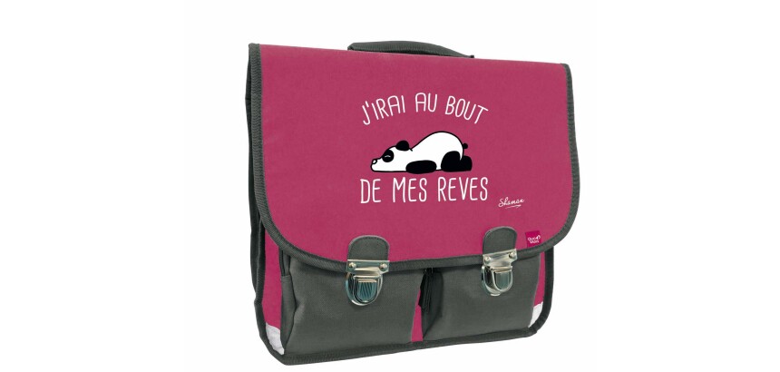 Quo Vadis - Cartable scolaire - Shaman - Bout de rêve - 38x30x14 cm Toile (polyester) - 2 compartiment(s) - Avec bretelles et poignée