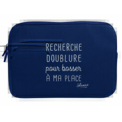 Quo Vadis - Housse ordinateur - Shaman - 34x23,5x2,5 cm - Toile (polyester) - 2 compartiment(s) -  par 2