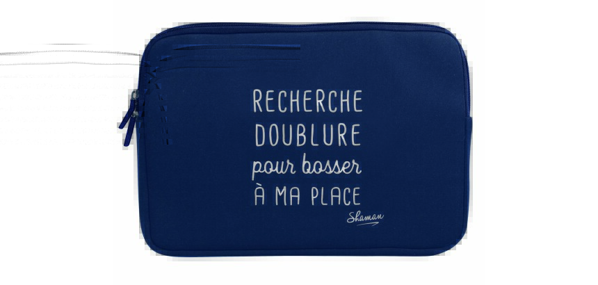 Quo Vadis - Housse ordinateur - Shaman - 34x23,5x2,5 cm - Toile (polyester) - 2 compartiment(s) -  par 2