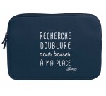 Quo Vadis - Housse ordinateur - Shaman - Bleu - 34x23,5x2,5 cm Toile (polyester) - 2 compartiment(s)
