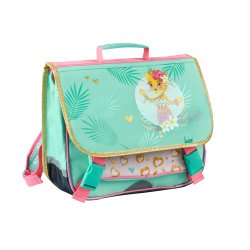 Quo Vadis - Cartable scolaire - Marguy Enfants - Multicolore - 38x30x14 cm - Toile (polyester) - 3 compartiment(s) - Avec bretelles et poignée