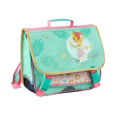 Quo Vadis - Cartable scolaire - Marguy Enfants - Panthère - 38x30x14 cm Toile (polyester) - 3 compartiment(s) - Avec bretelles et poignée