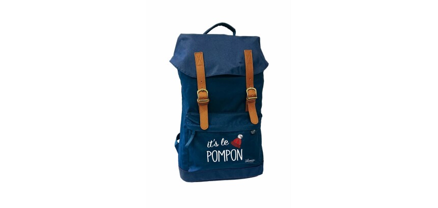 Quo Vadis - Sac à dos - Shaman - Bleu - 28x40x12 cm Toile (polyester) - 1 compartiment(s) - Avec bretelles et poignée
