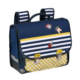 Cartable Vintage Quo Vadis - Animascot - 36x30x14 cm par 2