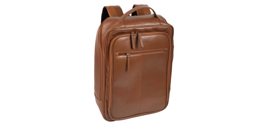 Quo Vadis - Sac à dos - Rangers - 43x30x14 cm Cuir pleine fleur de buffle - 2 compartiment(s) - Avec bretelles et poignée