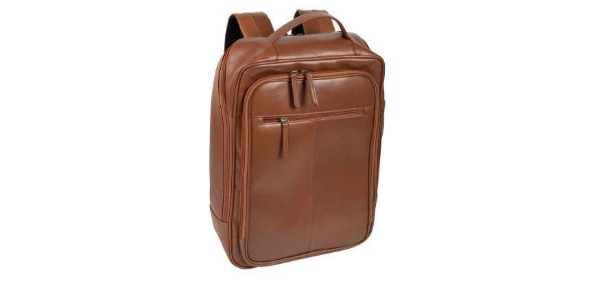 Quo Vadis - Sac à dos - Rangers - 43x30x14 cm Cuir pleine fleur de buffle - 2 compartiment(s) - Avec bretelles et poignée