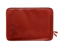 Quo Vadis - Housse ordinateur - Satiny - Rouge - 37x26x1,5 cm Cuir pleine fleur de vachette - 1 compartiment(s)