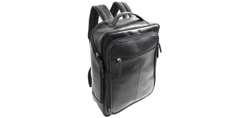 Quo Vadis - Sac à dos - Rangers - 43x30x14 cm Cuir pleine fleur de buffle - 2 compartiment(s) - Avec bretelles et poignée