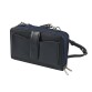 Quo Vadis - Sac - Satiny - Bleu marine - 20x12,5x5 cm - Cuir pleine fleur de vachette - 2 compartiment(s) - Avec bandoulière