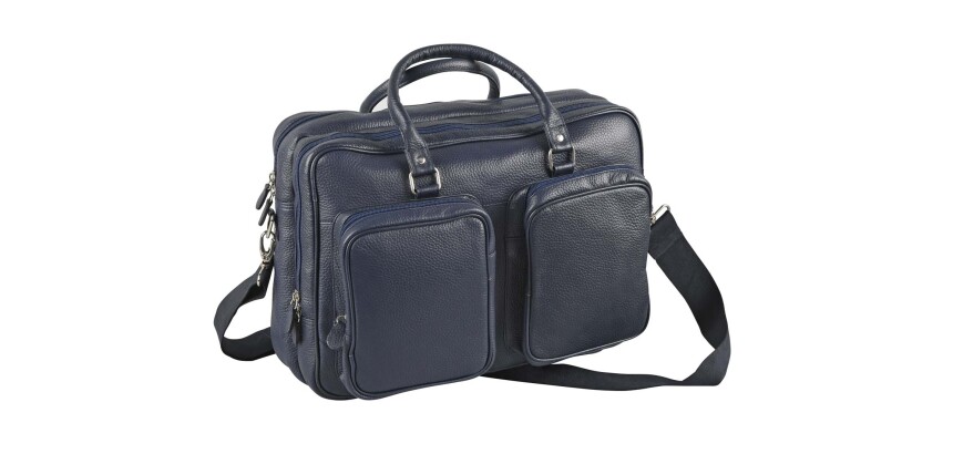 Quo Vadis - Sacoche 48h - Goya - 42x30x15 cm - Cuir pleine fleur de vachette - 2 compartiment(s) - Avec bandoulière et poignée