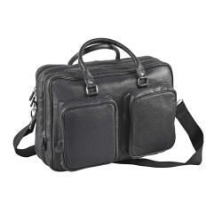 Quo Vadis - Sacoche 48h - Goya - 42x30x15 cm - Cuir pleine fleur de vachette - 2 compartiment(s) - Avec bandoulière et poignée