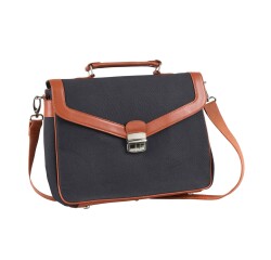 Quo Vadis - Sacoche - S1829 - 30x27x05 cm - Cuir pleine fleur de vachette - 1 compartiment(s) - Avec bandoulière et poignée