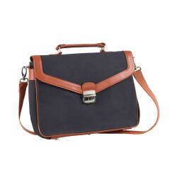 Quo Vadis - Sacoche - S1829 - 30x27x05 cm - Cuir pleine fleur de vachette - 1 compartiment(s) - Avec bandoulière et poignée