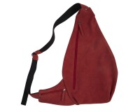 Quo Vadis - Sac - Velours - Rouge - 51x29x2 cm Cuir de vachette suédé - 1 compartiment(s) - Avec bandoulière