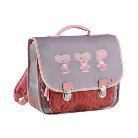 Quo Vadis - Cartable scolaire - Animascot - Multicolore - 36x30x14 cm - Toile (polyester) - 2 compartiment(s) - Avec bretelles et poignée